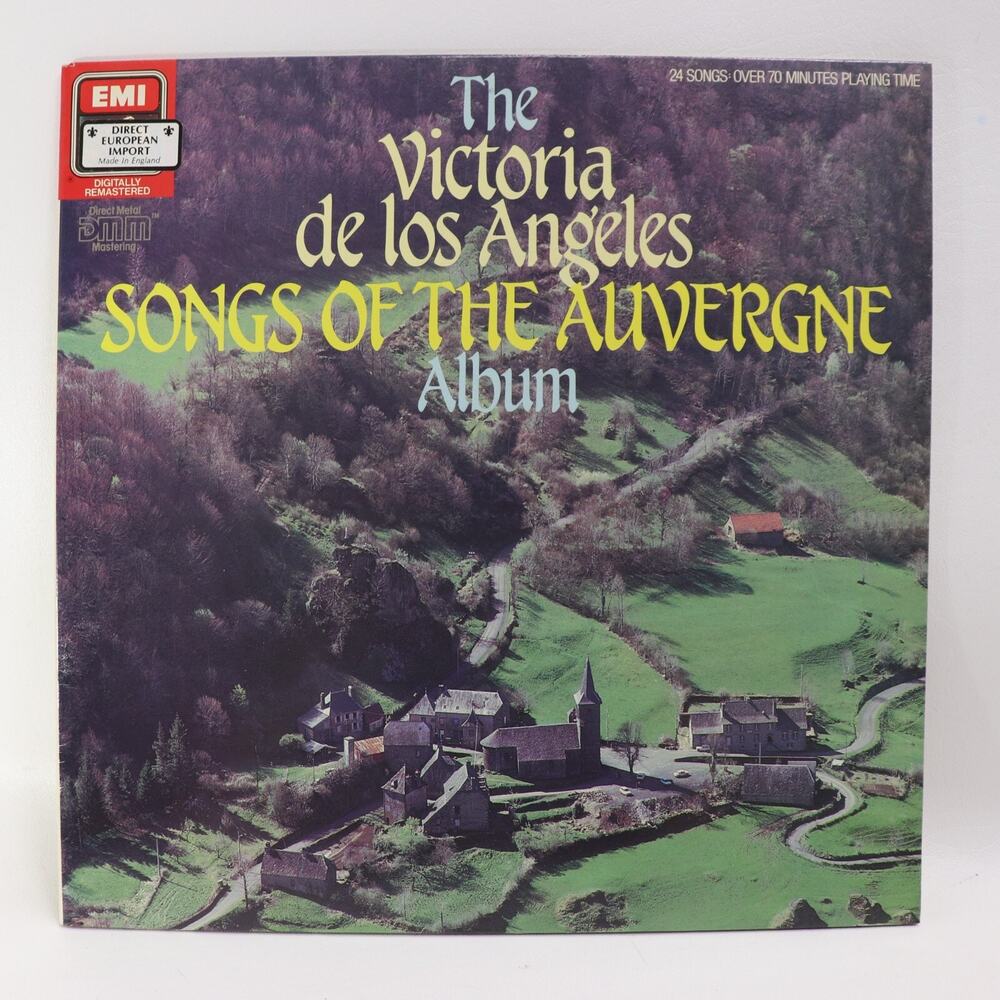 Victoria de los Angeles Songs of the Auvergne LP Joseph Canteloube EMI 1986
